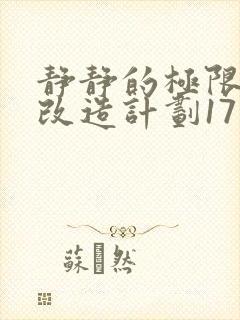 静静的极限自我改造计划17