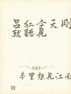 吕红今天刚进门就听见