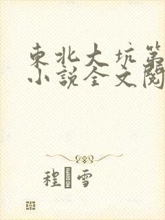 东北大坑第二部小说全文阅读