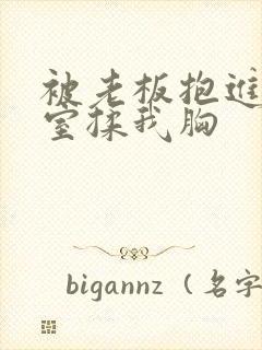 被老板抱进办公室揉我胸