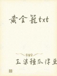 黄金笼txt