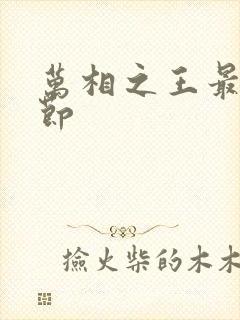 万相之王最新章节