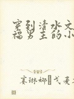 穿到清水文里造福男主的小说