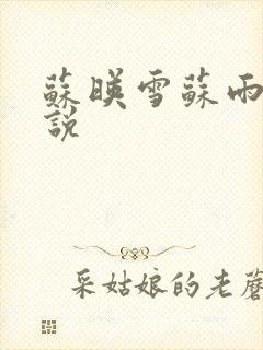 苏映雪苏雨柔小说