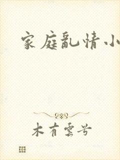 家庭乱情小说