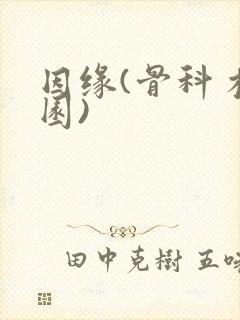 因缘(骨科 校园)