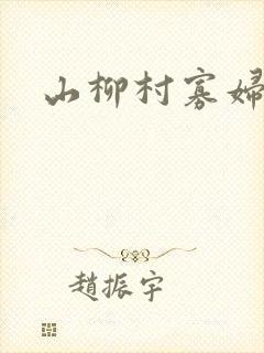 山柳村寡妇情史