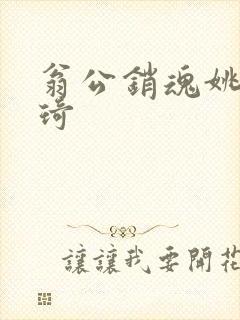 翁公销魂姚瑶琦琦