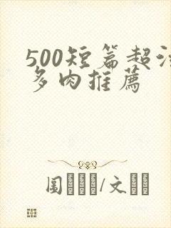 500短篇超污多肉推荐
