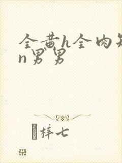 全黄h全肉短篇n男男