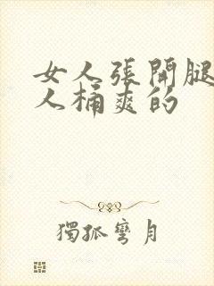 女人张开腿让男人桶爽的