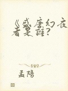 《盛唐幻夜》作者是谁?