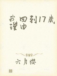 我回到17岁的理由