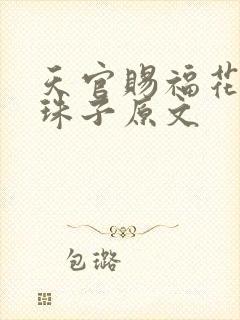 天官赐福花怜塞珠子原文