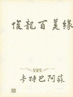 俊龙百美缘小说