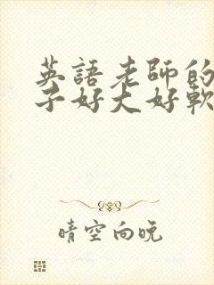 英语老师的小兔子好大好软水