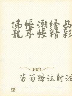 佛帐潮绣凸浮双龙耳帐精彩片段