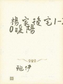 杨家后宅1-20暖阳