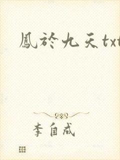 凤于九天txt