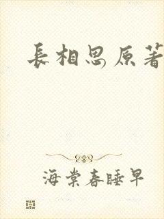 长相思原著小说