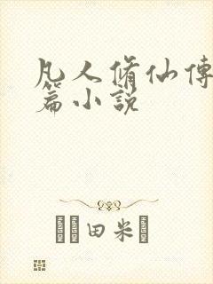 凡人修仙传人界篇小说