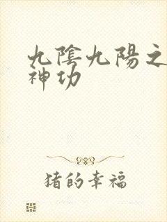 九阴九阳之阴阳神功