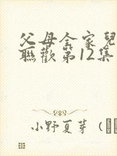 父母全家儿女大联欢第12集