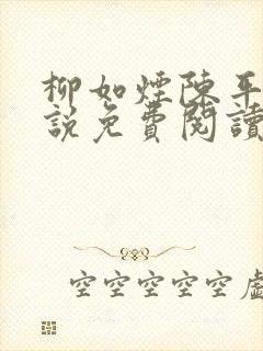 柳如烟陈平安小说免费阅读全文