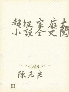 超级家庭大杂烩小说全文阅读