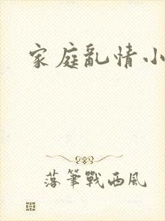 家庭乱情小说