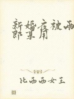 新婚夜被两个伴郎享用