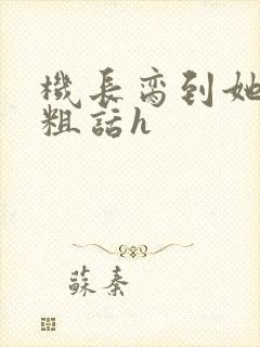 机长脔到她哭h粗话h