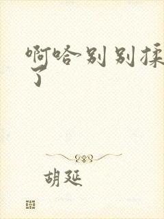 啊哈别别揉那处了