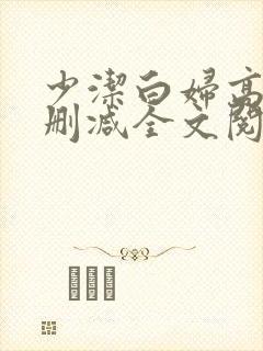 少洁白妇高义无删减全文阅读