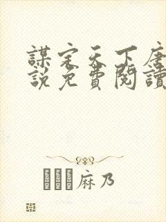 谋定天下唐诚小说免费阅读