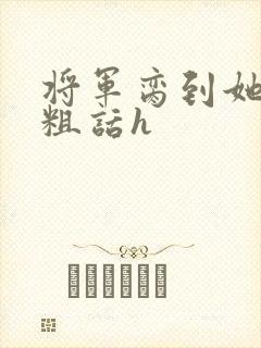 将军脔到她哭h粗话h