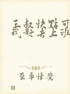 王叔快点可以吗我赶去上班