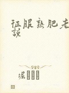 征服熟肥老妇小说