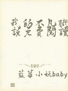 我的不凡职业小说免费阅读