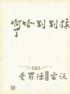 啊哈别别揉那处了