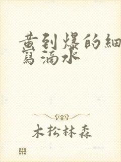 黄到爆的细节描写滴水