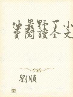 他最野了小说免费阅读全文