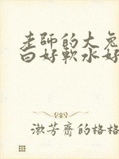 老师的大兔子好白好软水好多