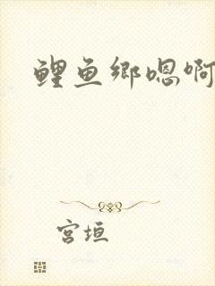 鲤鱼乡嗯啊