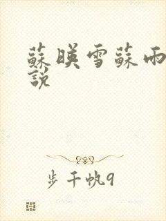 苏映雪苏雨柔小说