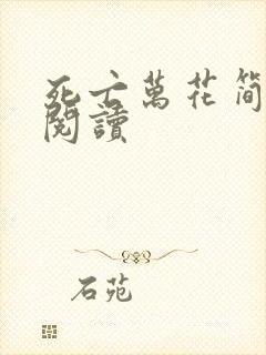 死亡万花简小说阅读