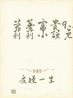 荣华富贵9小王莉莉小说免费阅读