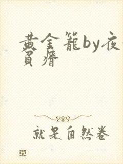 黄金笼by夜很贫瘠