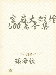 家庭大杂烩小说500篇全集