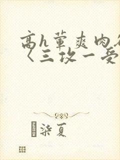 高h荤爽肉欲文〈三攻一受